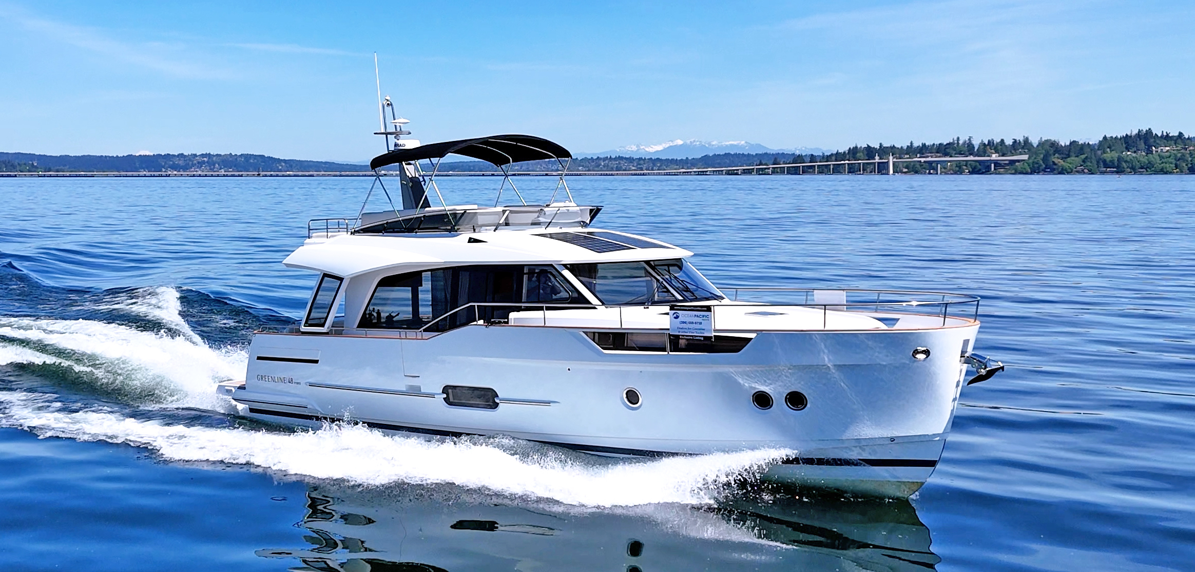GREENLINE 48 FLY HYBRID YACHT WEBSITE BANNER