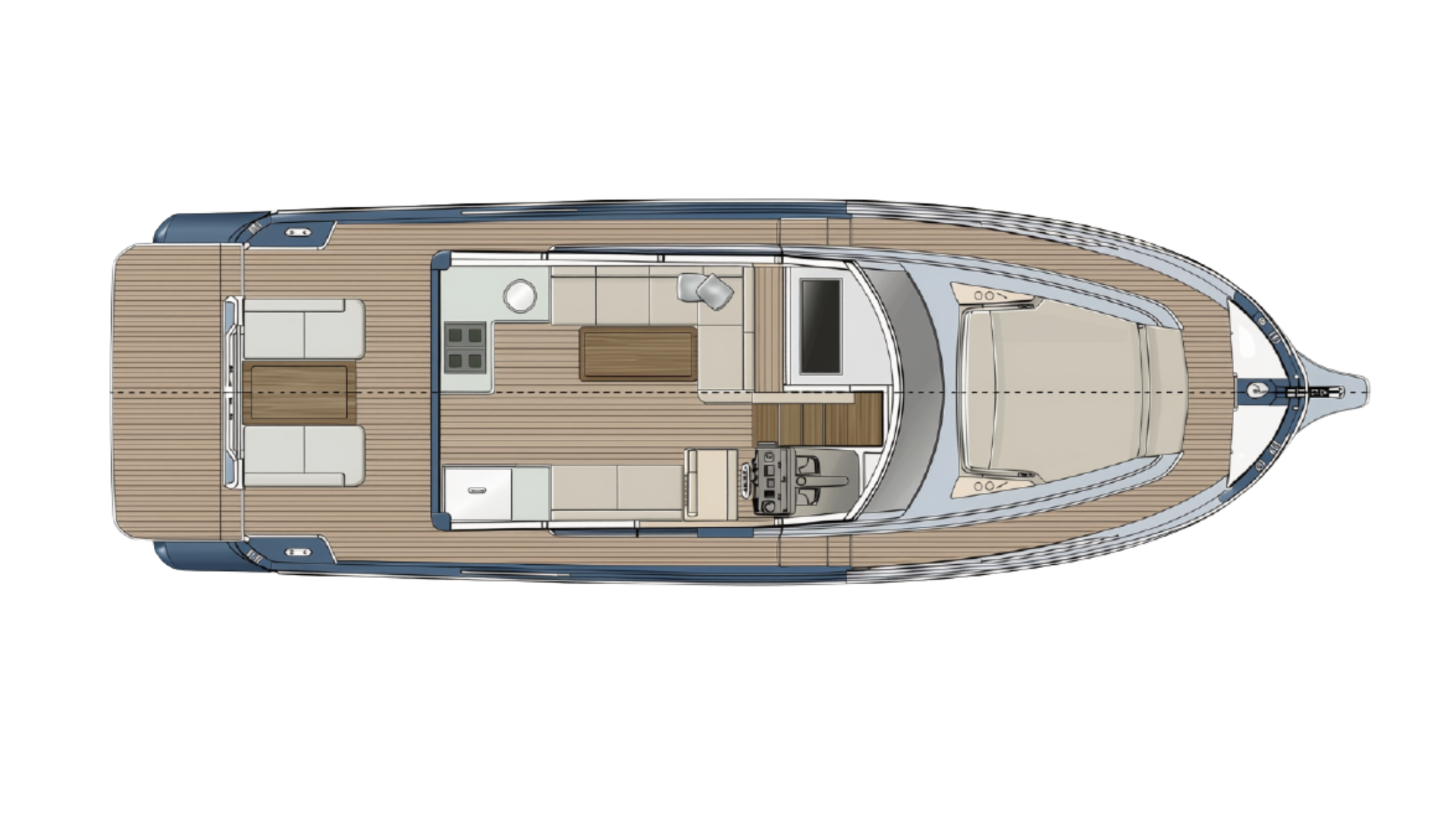 Greenline 42 Main Deck Ocean Pacific Yachts