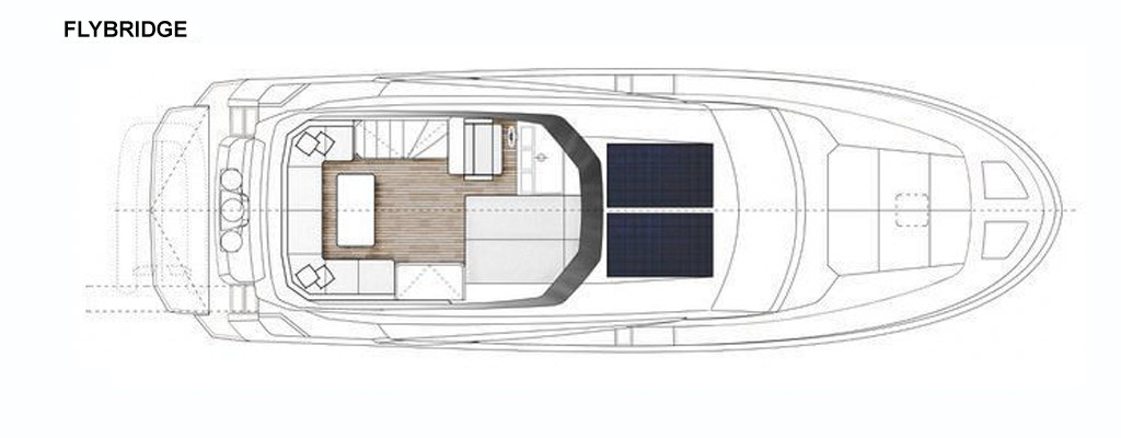 Greenline 45 Fly Hybrid Yacht Flybridge