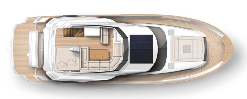 greenline 48 hybrid yacht view 1