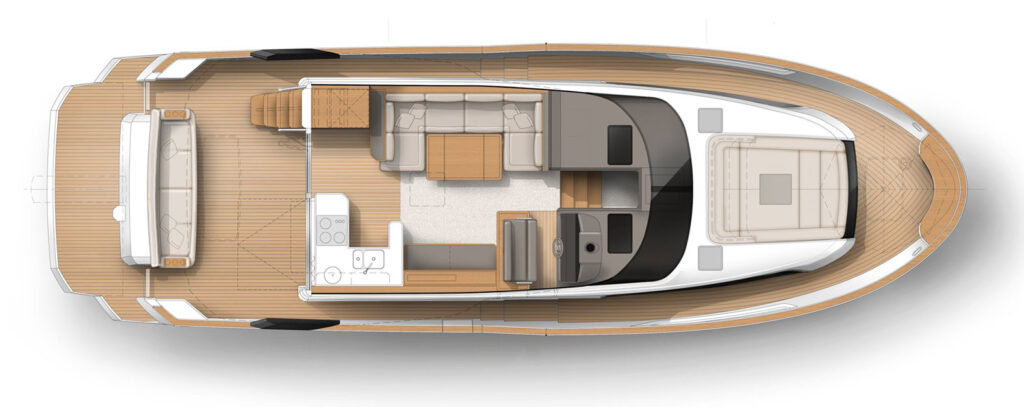greenline 48 hybrid yacht view 2