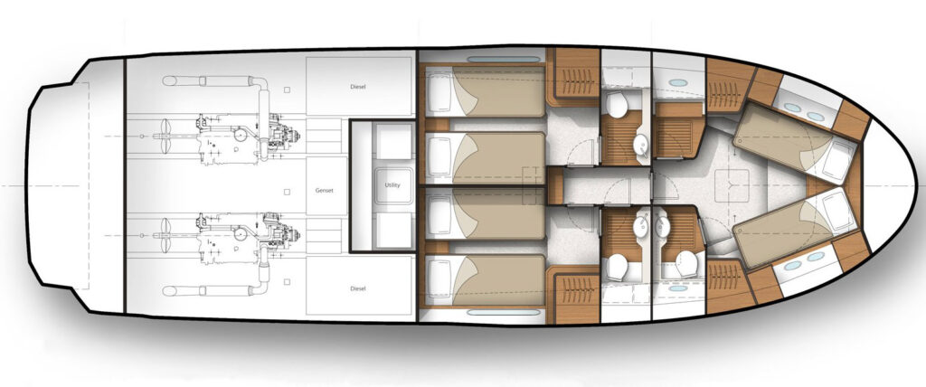 greenline 48 hybrid yacht view 3a